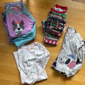 Girls Fall/Winter Cozy Pajama Bundle - Size 6X